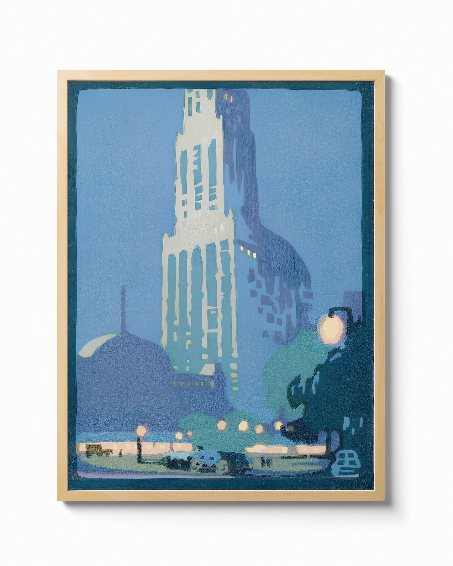 Woolworth Building, June night by Rachael Robinson Elmer