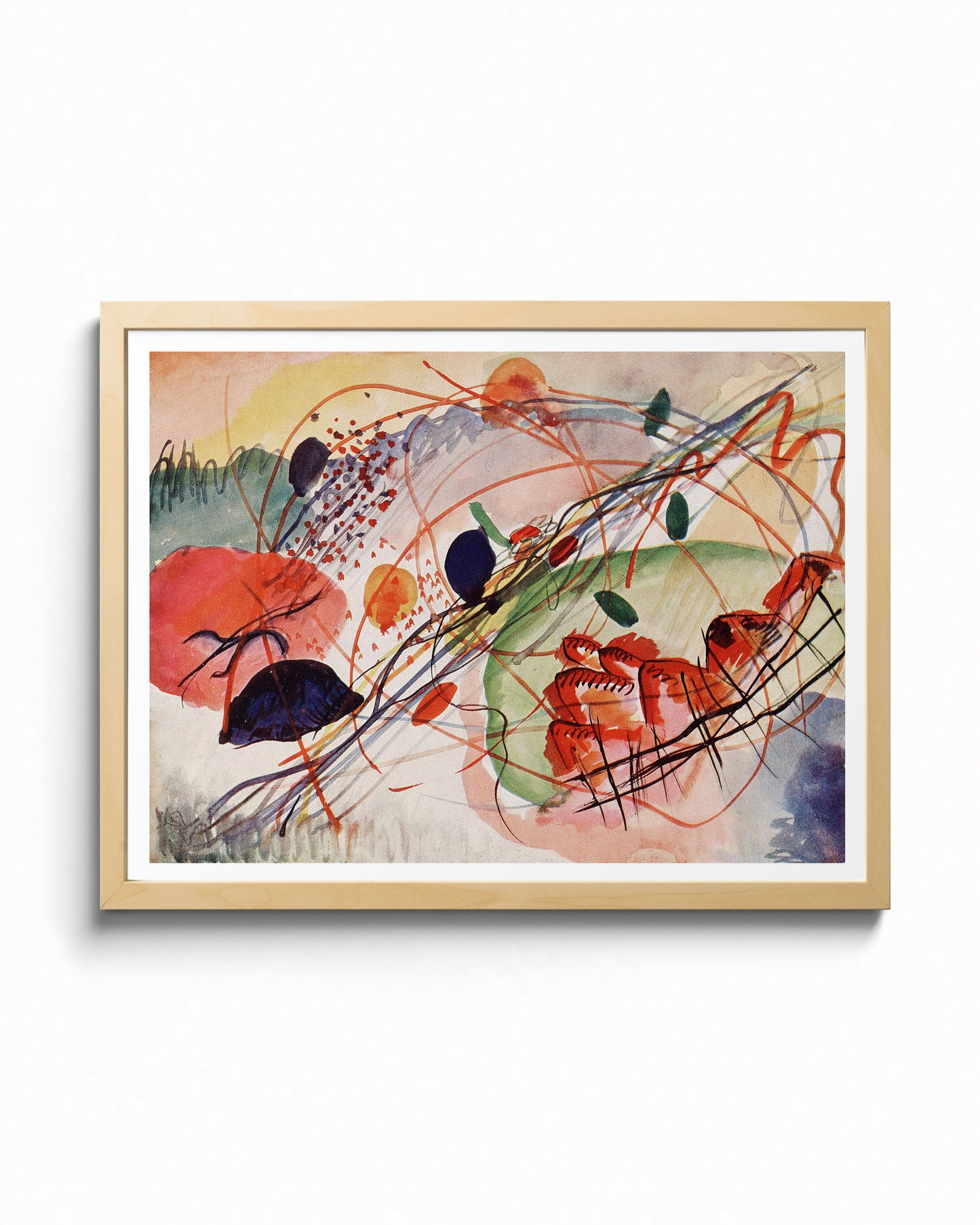 Painting Troika by Kandinsky