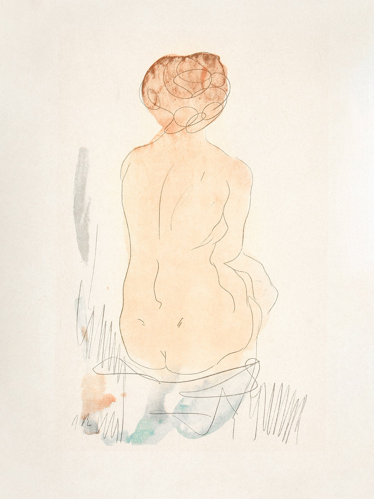 Seated Nude by Auguste Rodin