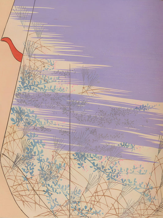 Purple Yachigusa Kimono by Seikō Ueno G
