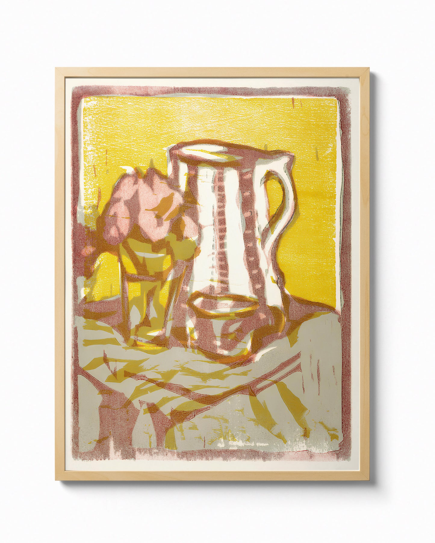 Still Life With Pitcher And Flowers by Ernst Ludwig Kirchner