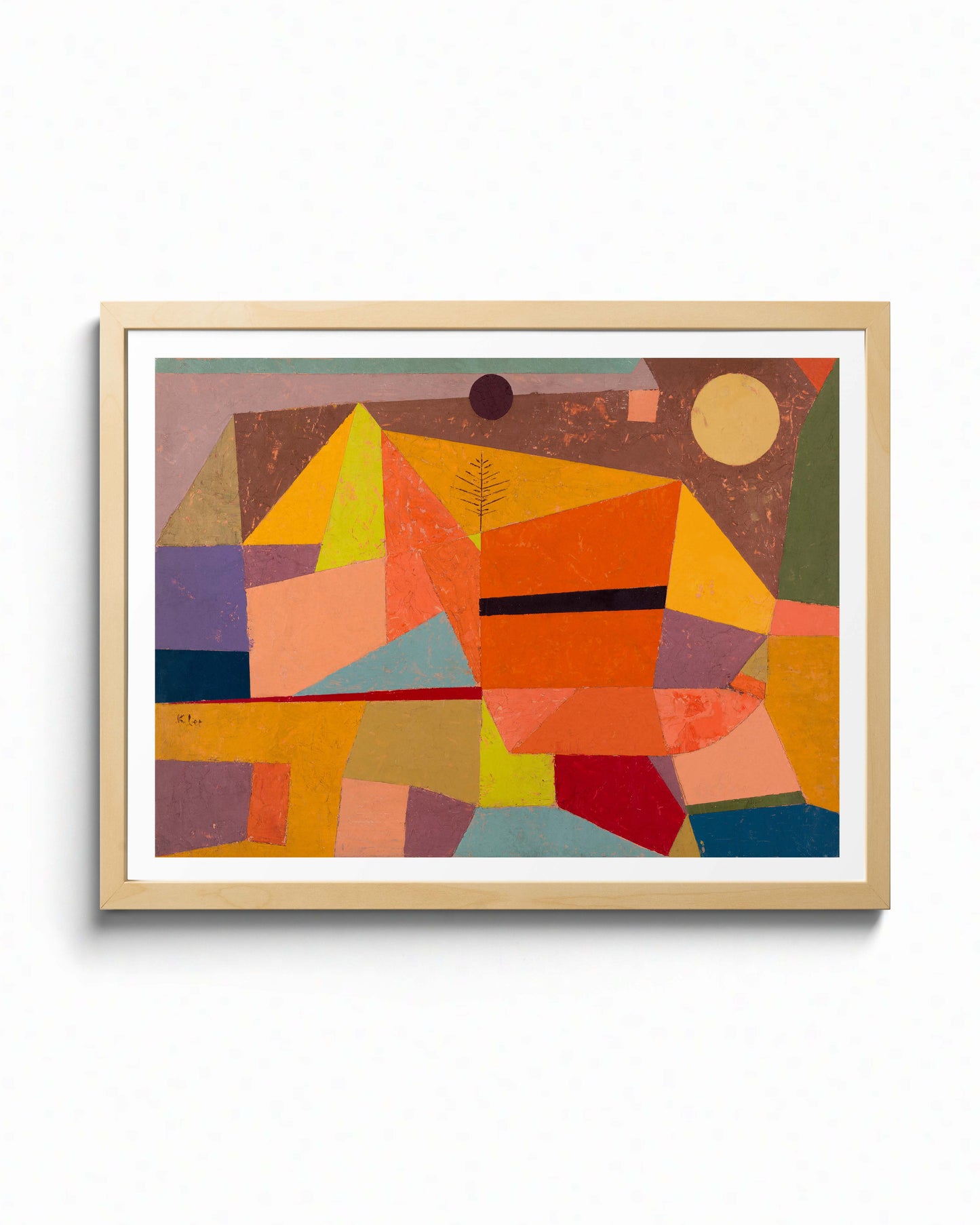Joyful mountain by Paul Klee