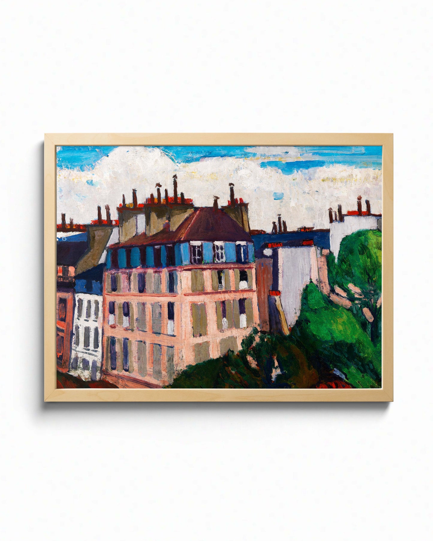 Rooftops, Paris by Henry Lyman Sayen