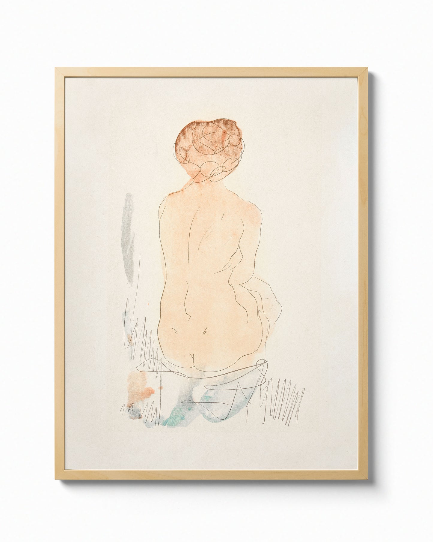 Seated Nude by Auguste Rodin