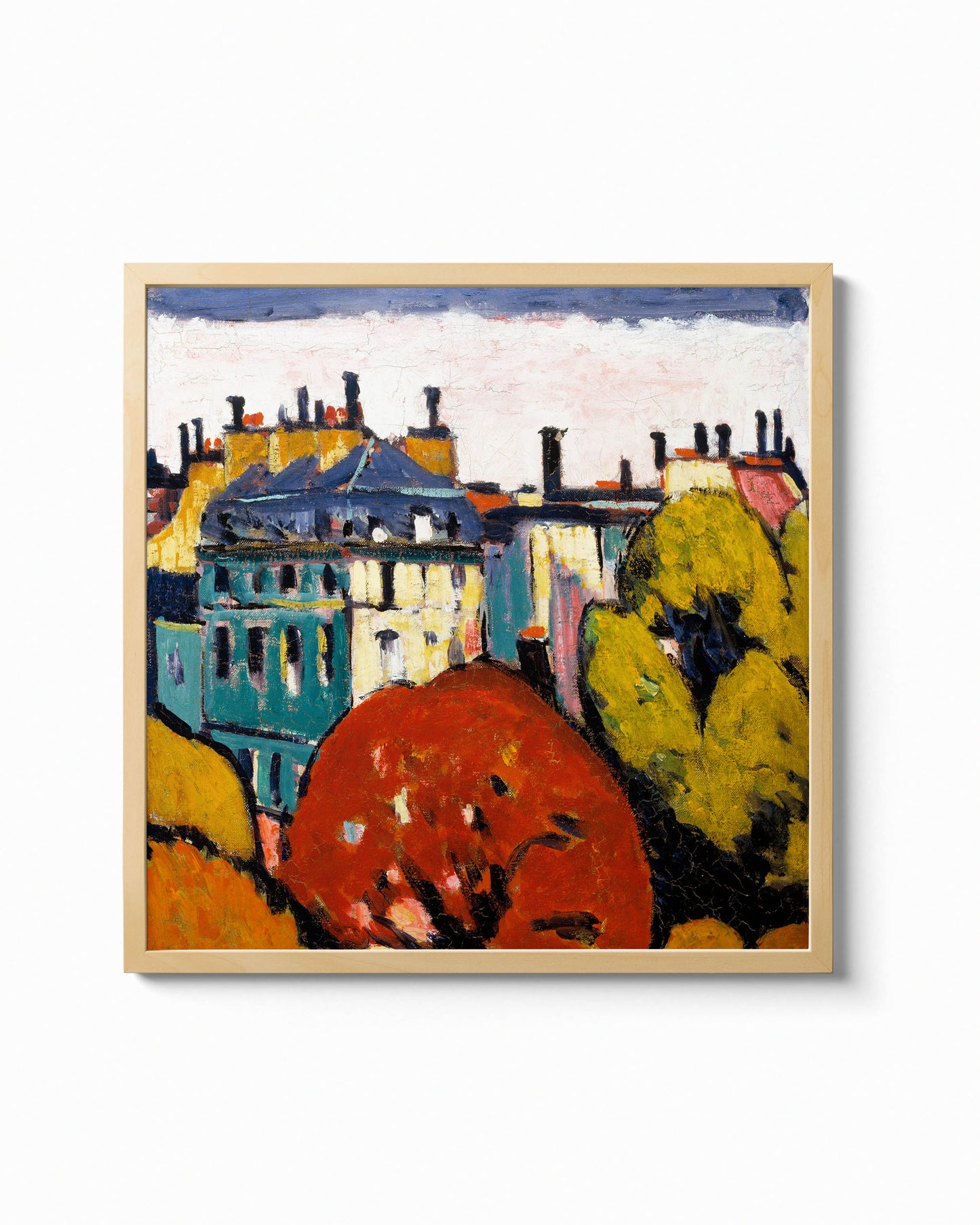 Landscape In Paris By Henry Lyman Sayen