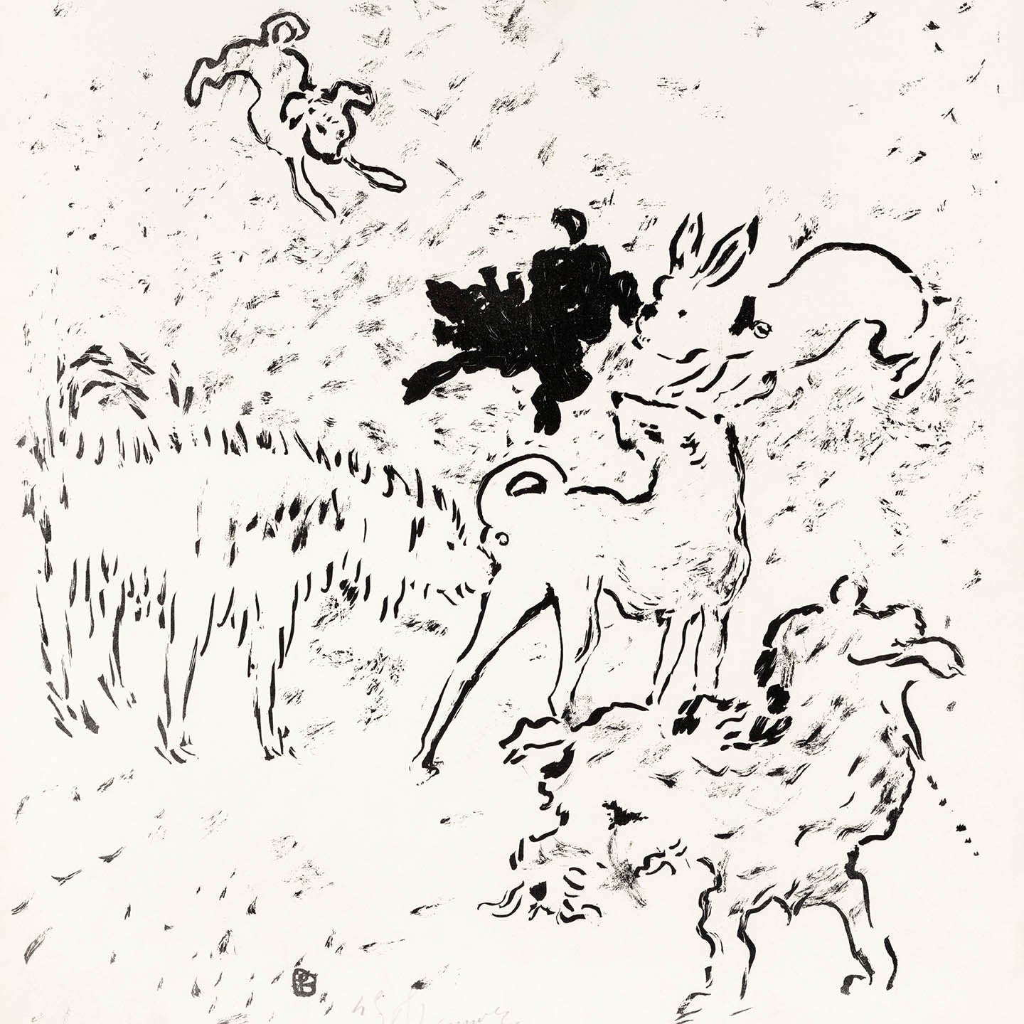 The Dogs by Pierre Bonnard