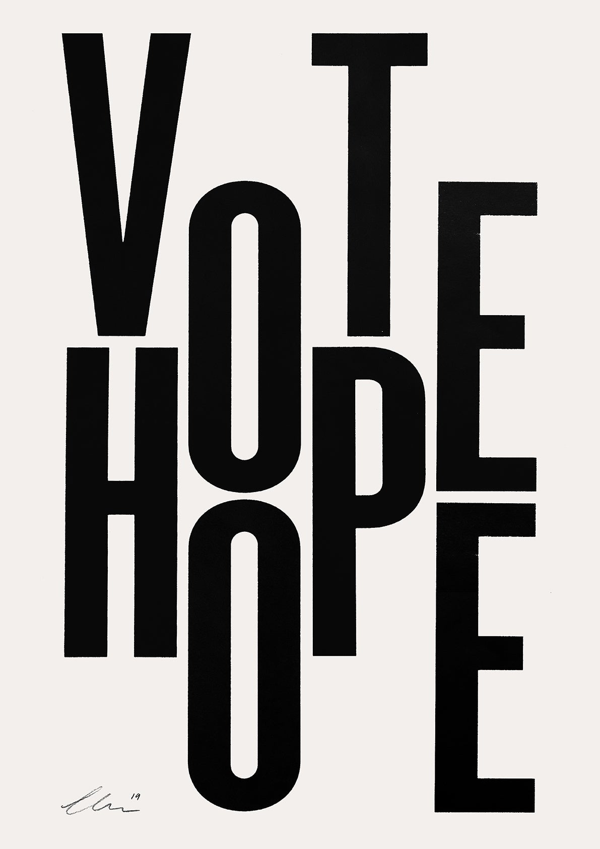 Vote Hope by Chris Clarke