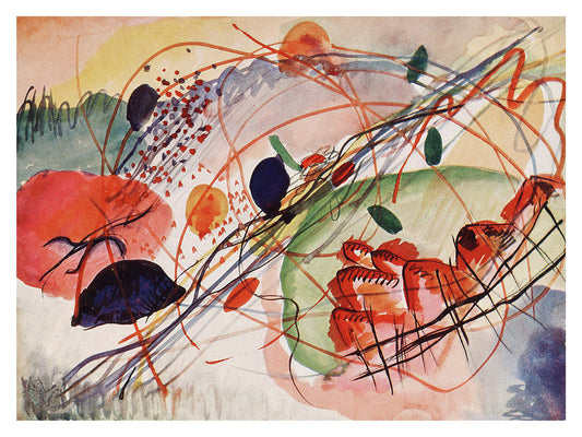 Painting Troika by Kandinsky