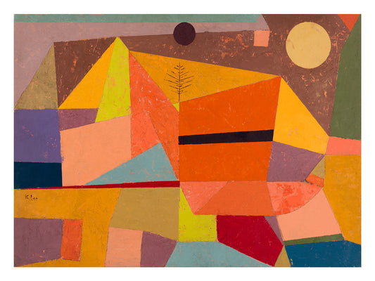 Joyful mountain by Paul Klee
